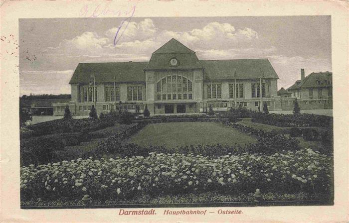 Darmstadt Hauptbahnhof Ostseite Feldpost