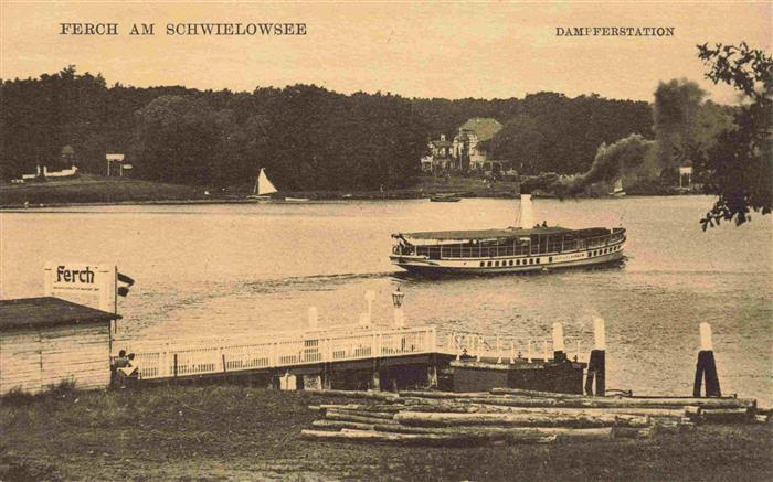 Ferch Schwielochsee Brandenburg Dampferstation
