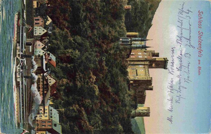 Stolzenfels Schloss Koblenz Rhein Schloss Stolzenfels Feldpost