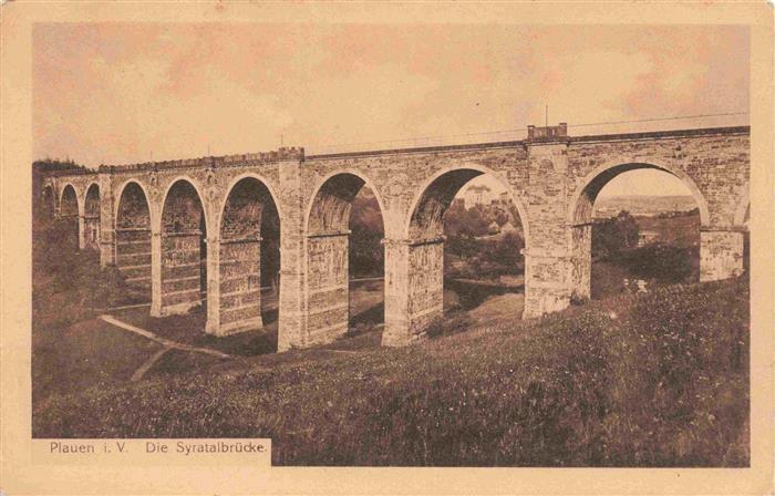 PLAUEN  Vogtland Die Syratalbruecke
