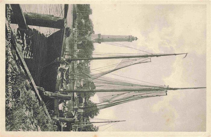Osternothafen Swinemuende PL Seebad Partie am Leuchtturm