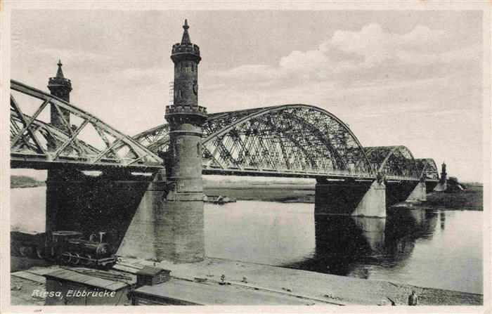 Riesa Sachsen Elbbruecke