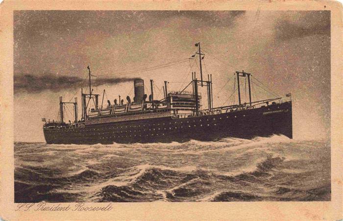 Dampfer Oceanliner L.L.PresidentRoosevelt