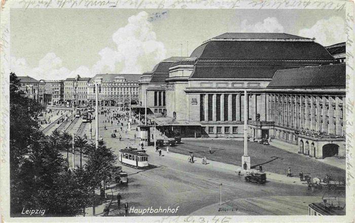 Strassenbahn Tramway-- Leipzig Hauptbahnhof