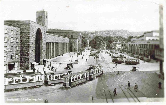 Strassenbahn Tramway-- Stuttgart Hindenburgplatz