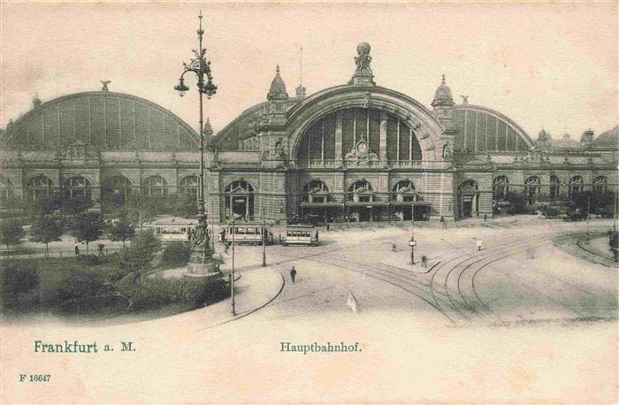 Strassenbahn Tramway-- Frankfurt a. M. Hauptbahnhof