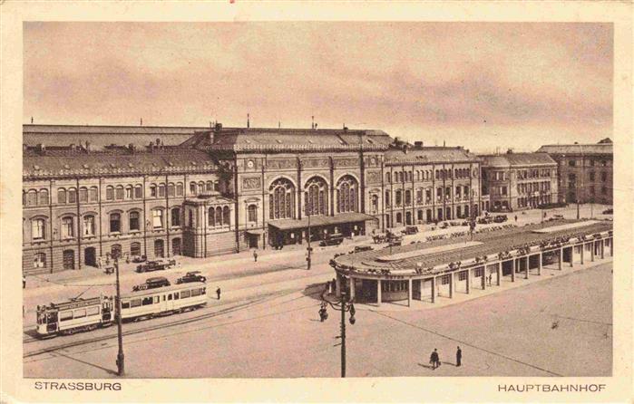 Strassenbahn Tramway-- Strassburg Hauptbahnhof
