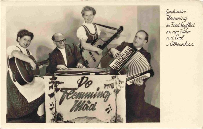 Zither Hackbrett Cithare Citara Cetra-- Flemming m. Fred Seyffert