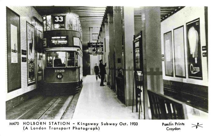 Eisenbahn Railway Chemin de Fer M470 Holborn Station PP