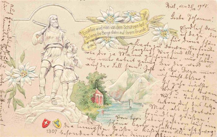 Tell  Wilhelm Schiller Schweiz Schutzen