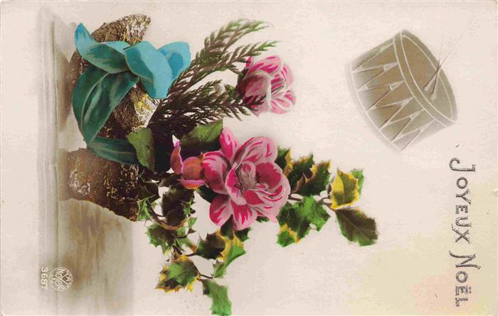 Foto A Noyer Paris Nr. 3687 Rose Joyeux Noel