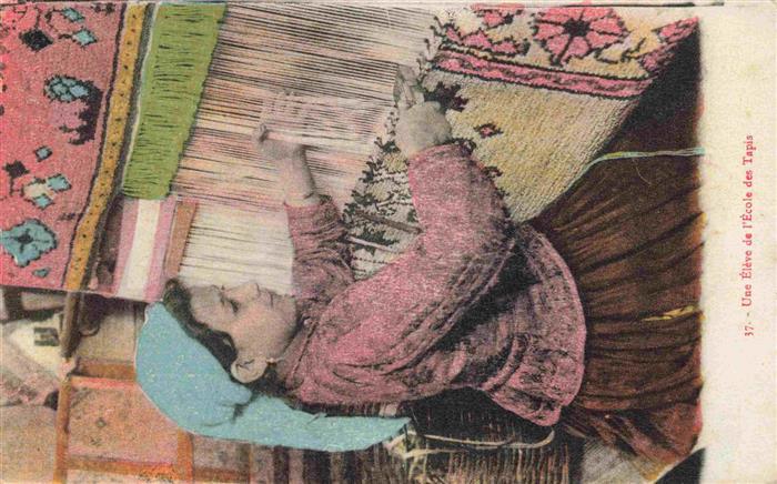 Tapisserie Tapete Wandteppich Une Eleve de l Ecole des Tapis