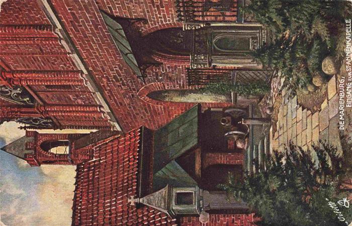 Verlag Tucks Oilette Serie Nr. 710 Die Marienbburg St Annekapelle