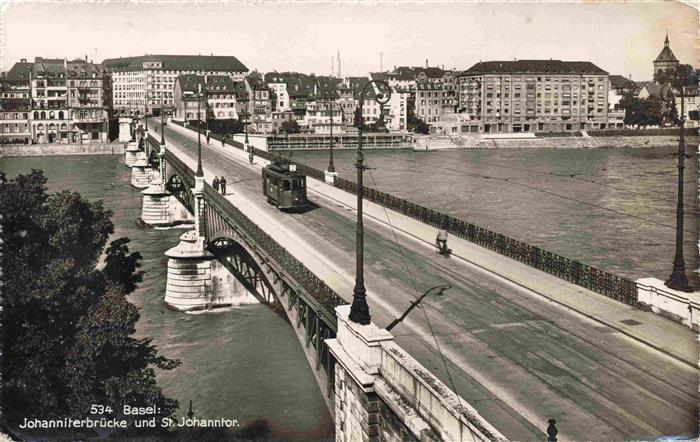 Strassenbahn Tramway-- Basel Johanniterbruecke St.Johanntor