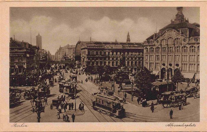 Strassenbahn Tramway-- Berlin Alexanderplatz