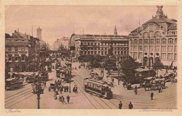 Strassenbahn Tramway-- Berlin Alexanderplatz