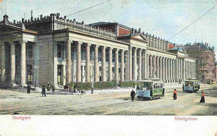 Strassenbahn Tramway-- Stuttgart Koenigsbau
