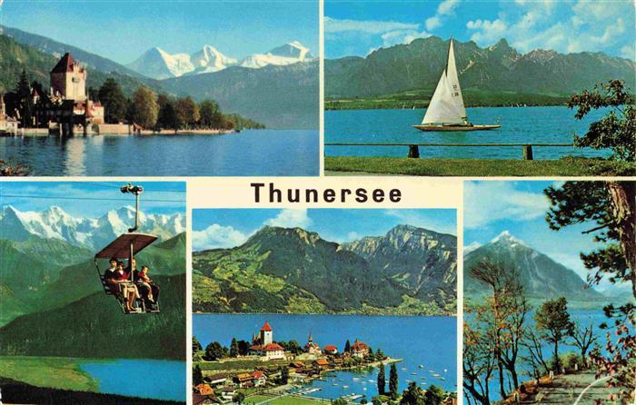 Sessellift Chairlift Telesiege Thunersee