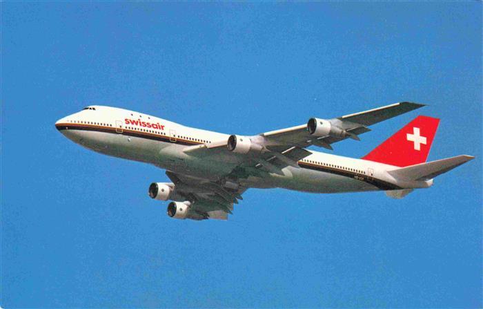 Flugzeuge Zivil SWIss Boeing 747 B