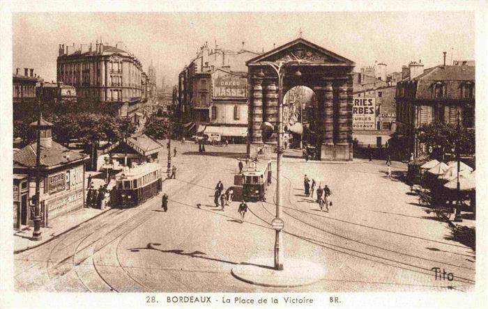 Strassenbahn Tramway-- Bordeaux La Palace de la Victoire