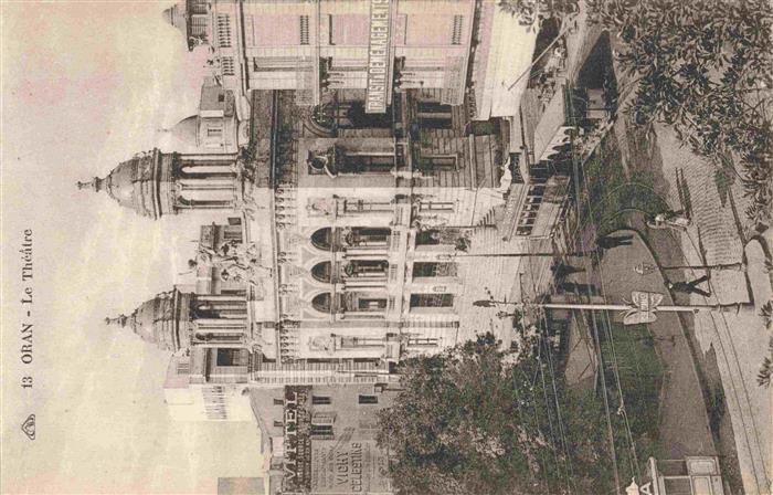 Strassenbahn Tramway-- Oran Le Theatre