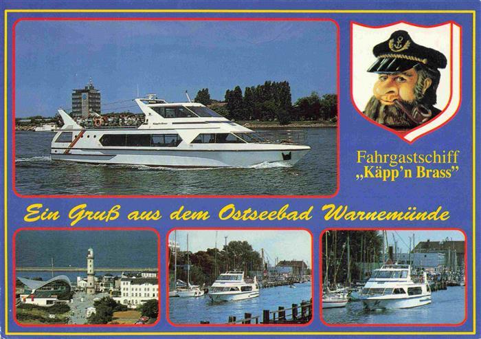 Boote Fahrgastschiff Kaeppn Brass Ostseebad Warnenmuende