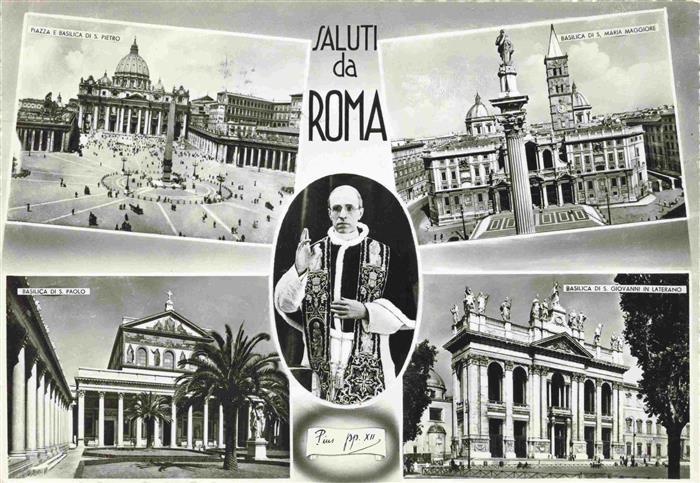 Papst Pope Pape-- Roma Pius PP XII