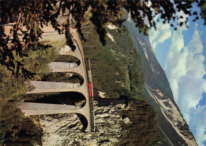 Eisenbahn Railway Chemin de Fer Landwasser Viaduck Rhaet Filisur