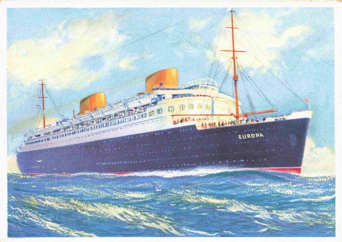 Dampfer Oceanliner Norddeurtscher LLOYD Bremen EUROPA