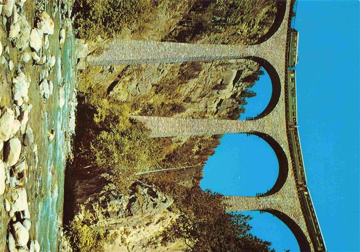 Eisenbahn Railway Chemin de Fer Schweiz Landwasserviadukt Rhaetischen Bahn Filis
