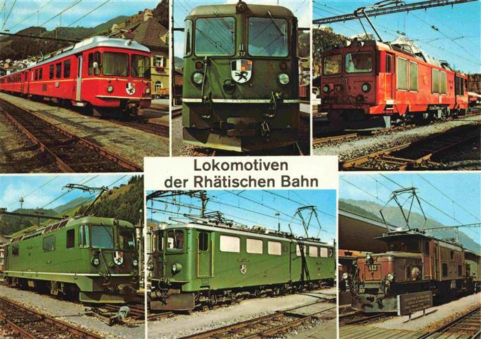 Lokomotive Eisenbahn Railway Thaetische Bahn Thyristor Pendelzug Zweikraft Kroko