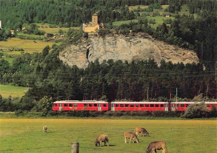 Eisenbahn Railway Chemin de Fer Rhaetische Bahn Domleschg RhB