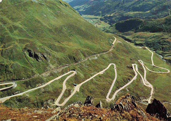 Eisenbahn Railway Chemin de Fer Oberalppass Hospiz