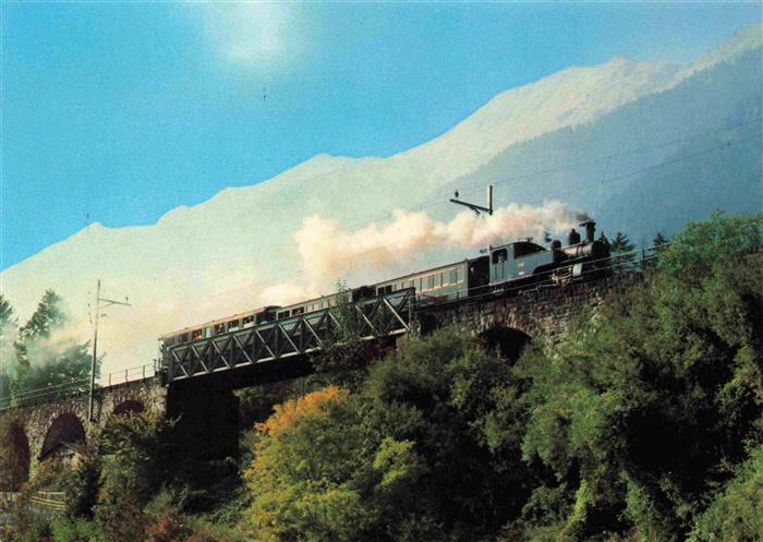 Eisenbahn Railway Chemin de Fer Dampfzug Meringen Innerkirchen Bahn Meiringen Lo