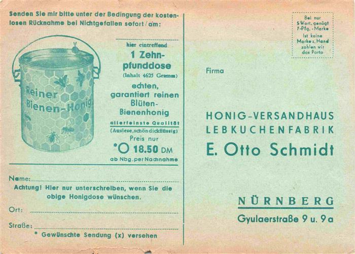 Imkerei Bienenzucht Apiculture Beekeeping Honig Versandhaus  Nuernberg