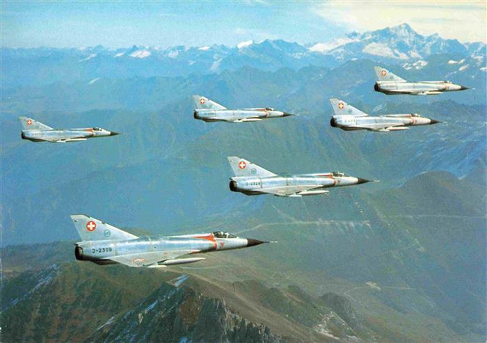 Flugzeuge Militaria Mirage III S Voralpen