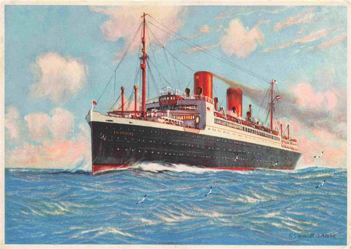 Dampfer Oceanliner LLOYD Bremen Doppelschraubendampfer Stuttgart