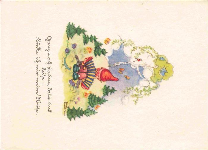 Zwerge Dwarfs Nains-- Schmetterlinge Paul Meyer Nr.49/1