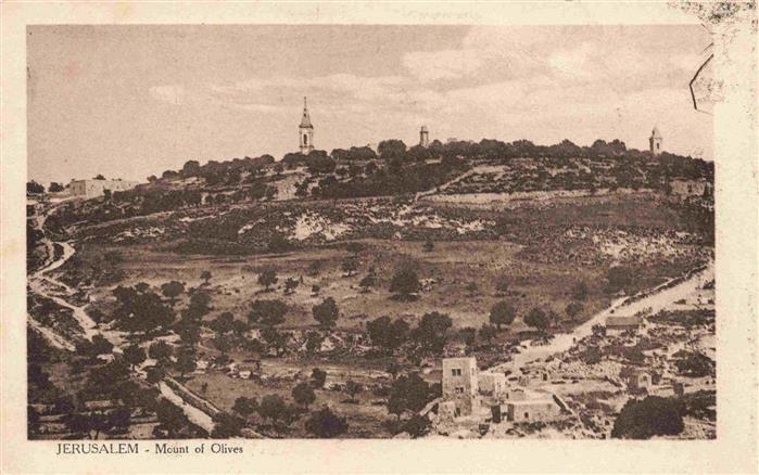 Jerusalem  Yerushalayim Israel Panorama Mount of Olives