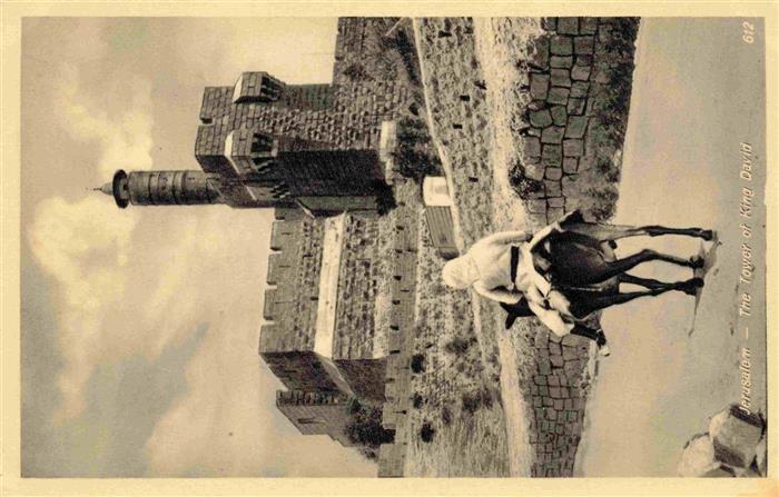Jerusalem  Yerushalayim Israel Davidsturm Tour du Roi David