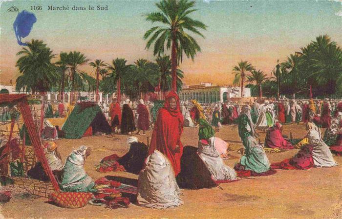 Blida Blidah Algerie Marché dans le sud