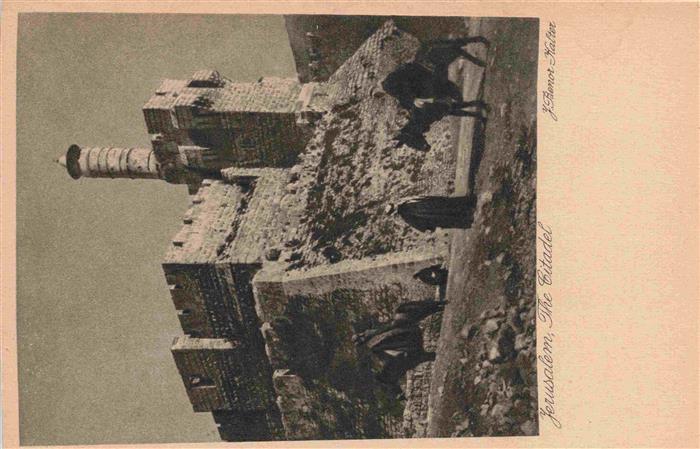 Jerusalem  Yerushalayim Israel Zitadelle