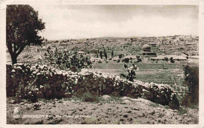 Jerusalem  Yerushalayim Israel View from the Mount of Olives