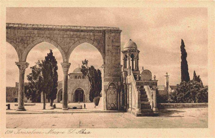 Jerusalem  Yerushalayim Israel Mosque El-Aksa Moschee