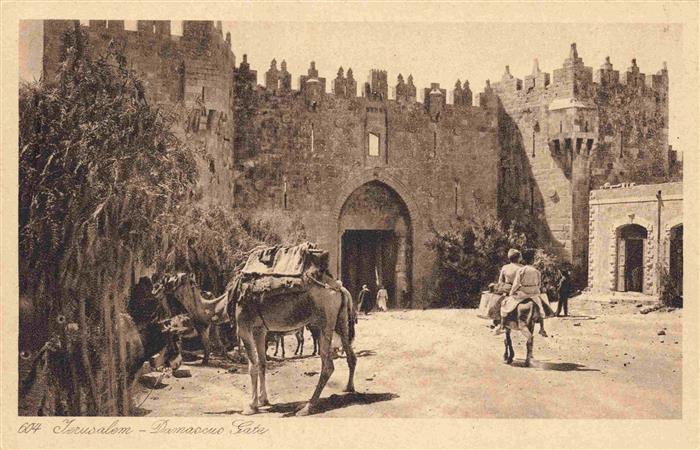 Jerusalem  Yerushalayim Israel Damascus Gate