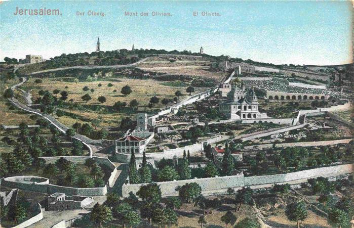 Jerusalem  Yerushalayim Israel Panorama oelberg