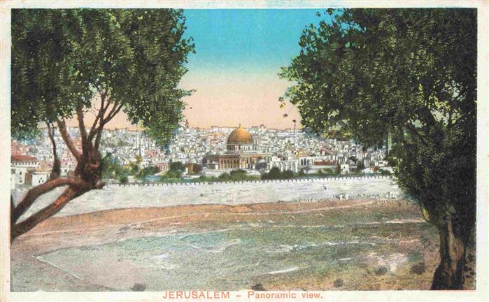 Jerusalem  Yerushalayim Israel Panoramic view