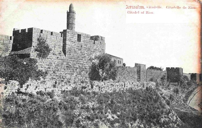 Jerusalem  Yerushalayim Israel Citadelle de Zion