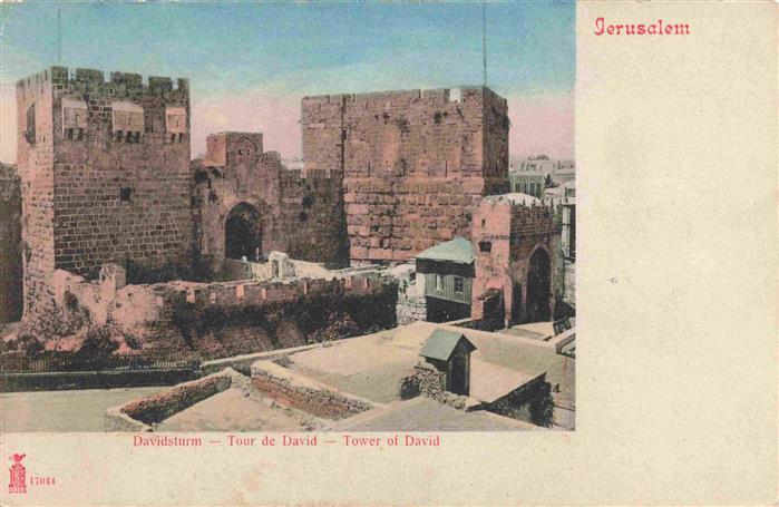 Jerusalem  Yerushalayim Israel Davisturm Tour de David