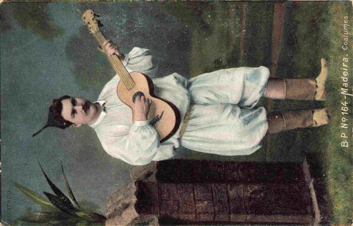 Madeira  Portugal Cotumes Trachten Musikant